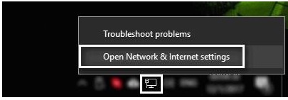 Network and Sharing Center applet