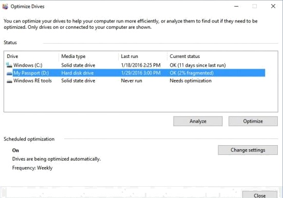 Defrag Your Hard Drive