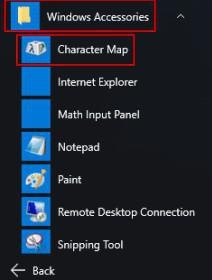 Character Map 2