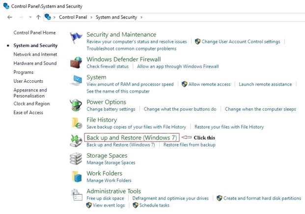 Backup and Restore