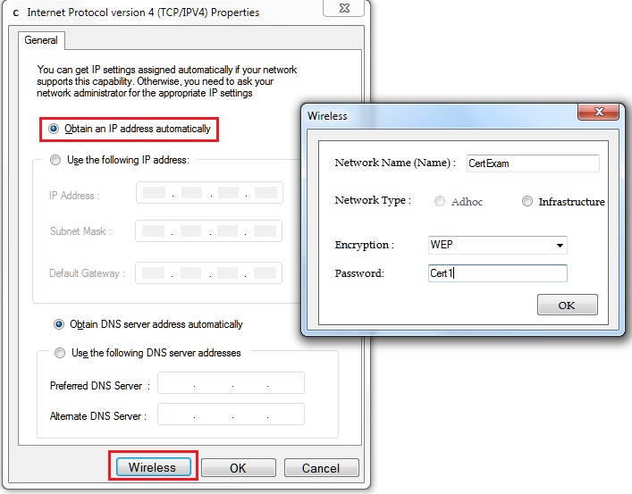 step3 to Configuring Wireless Security on an Access Point