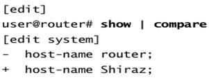 Active vs. candidate configuration example