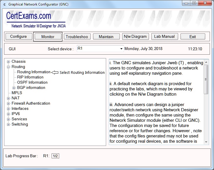 Instruction4 to Configuring static routes
