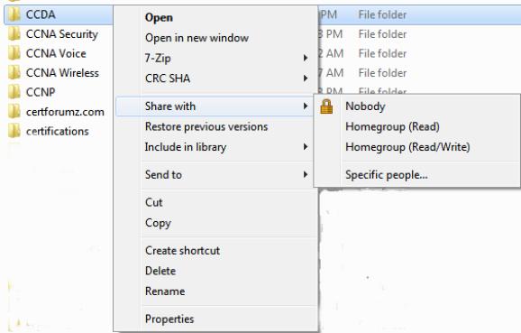 Windows HomeGroups